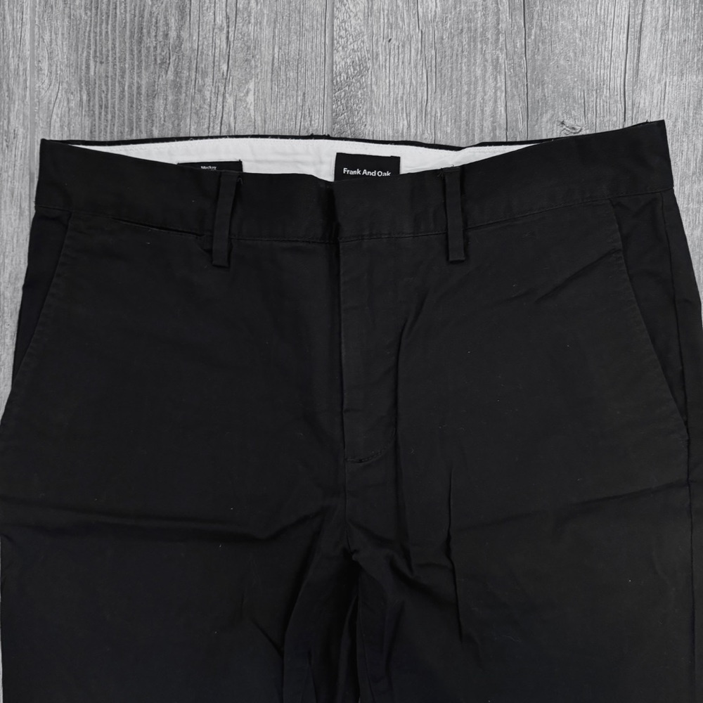 Frank and Oak The Mackay Skinny Chino Men’s Black 31W 32L
